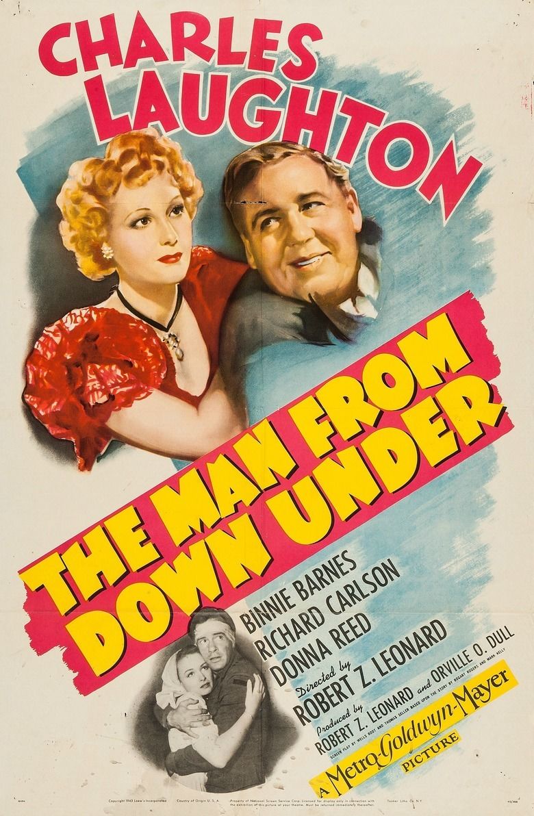 The Man from Down Under movie poster