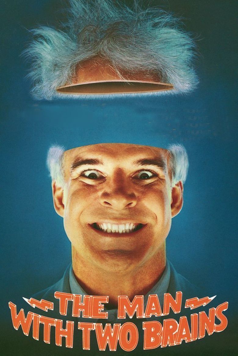 The Man with Two Brains movie poster