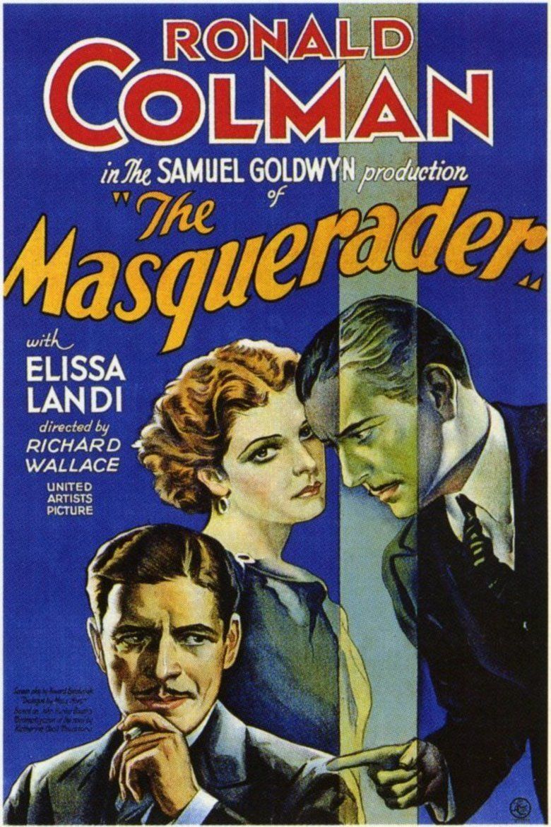 The Masquerader (1933 film) movie poster