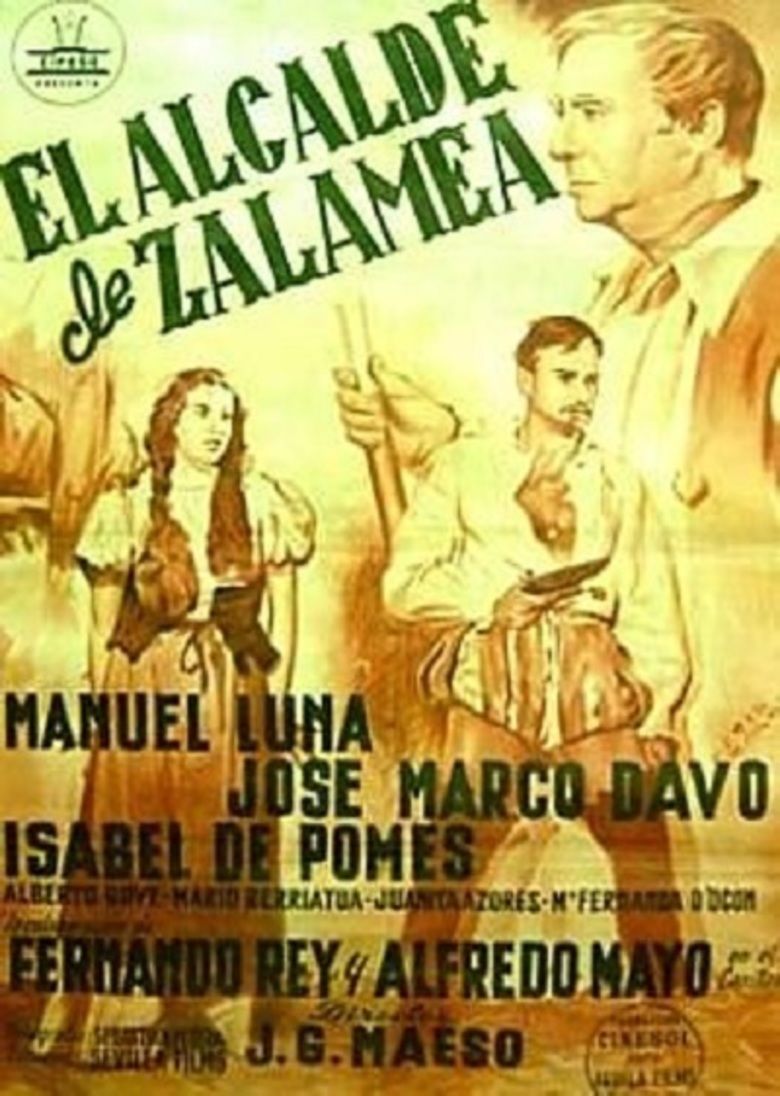 The Mayor of Zalamea (1954 film) movie poster