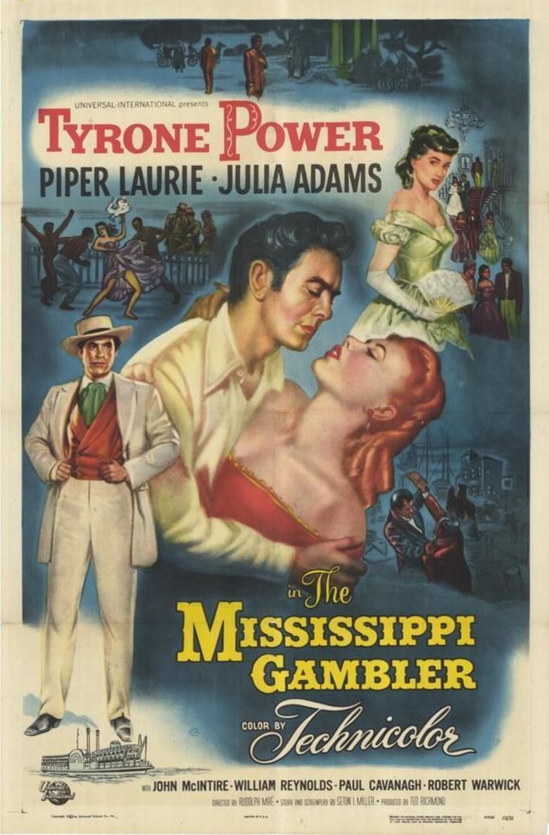 The Mississippi Gambler (1953 film) movie poster