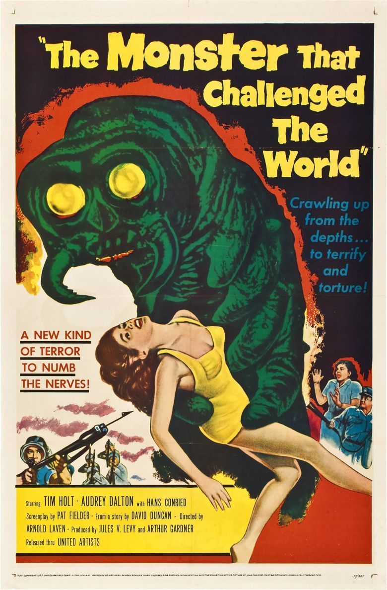 The Monster That Challenged the World movie poster