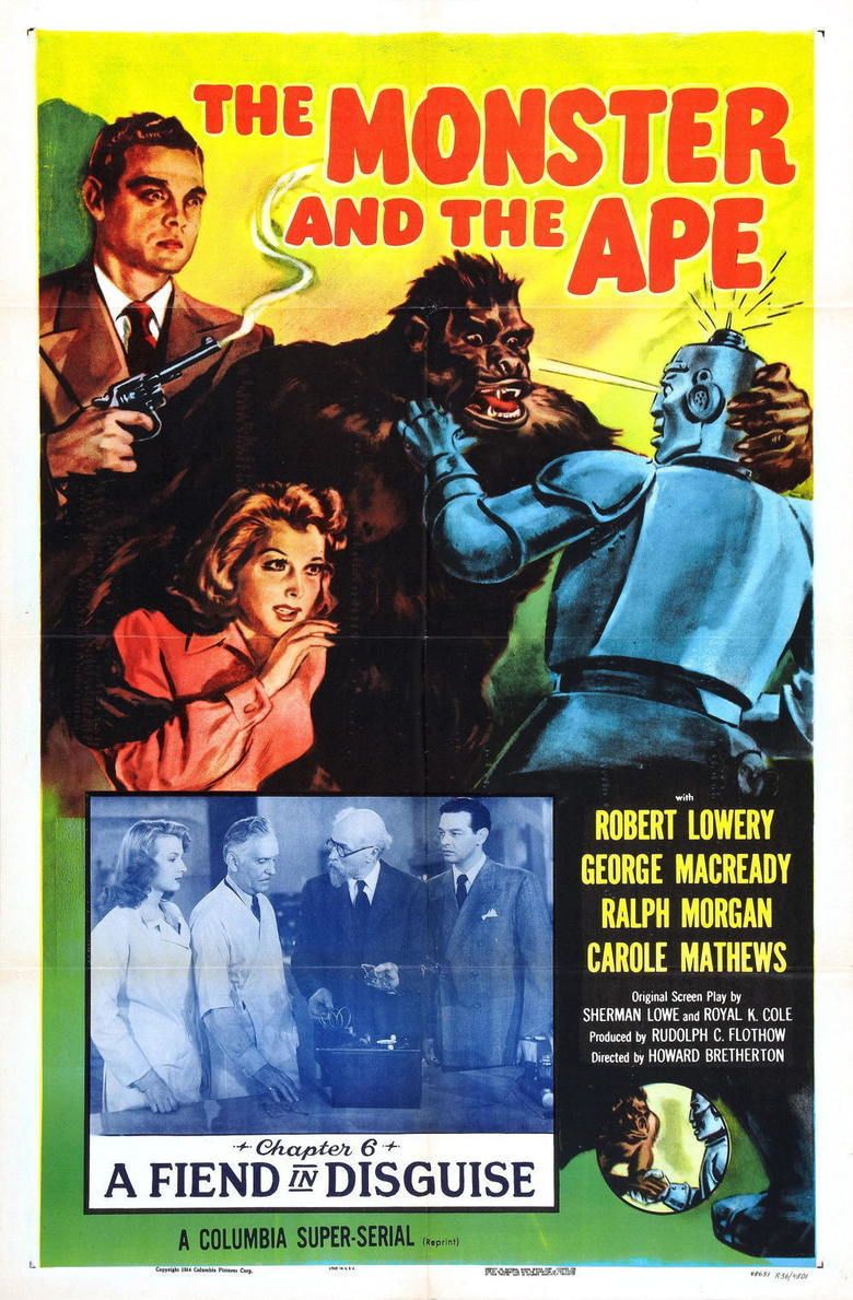 The Monster and the Ape movie poster