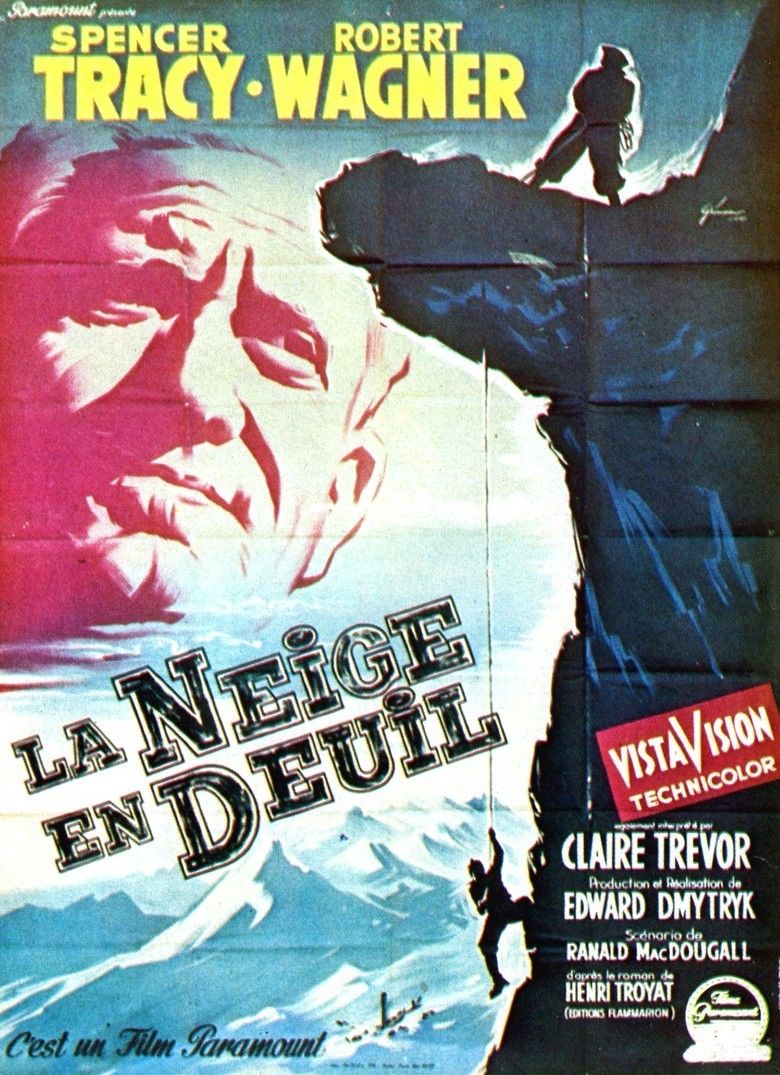 The Mountain (1956 film) movie poster