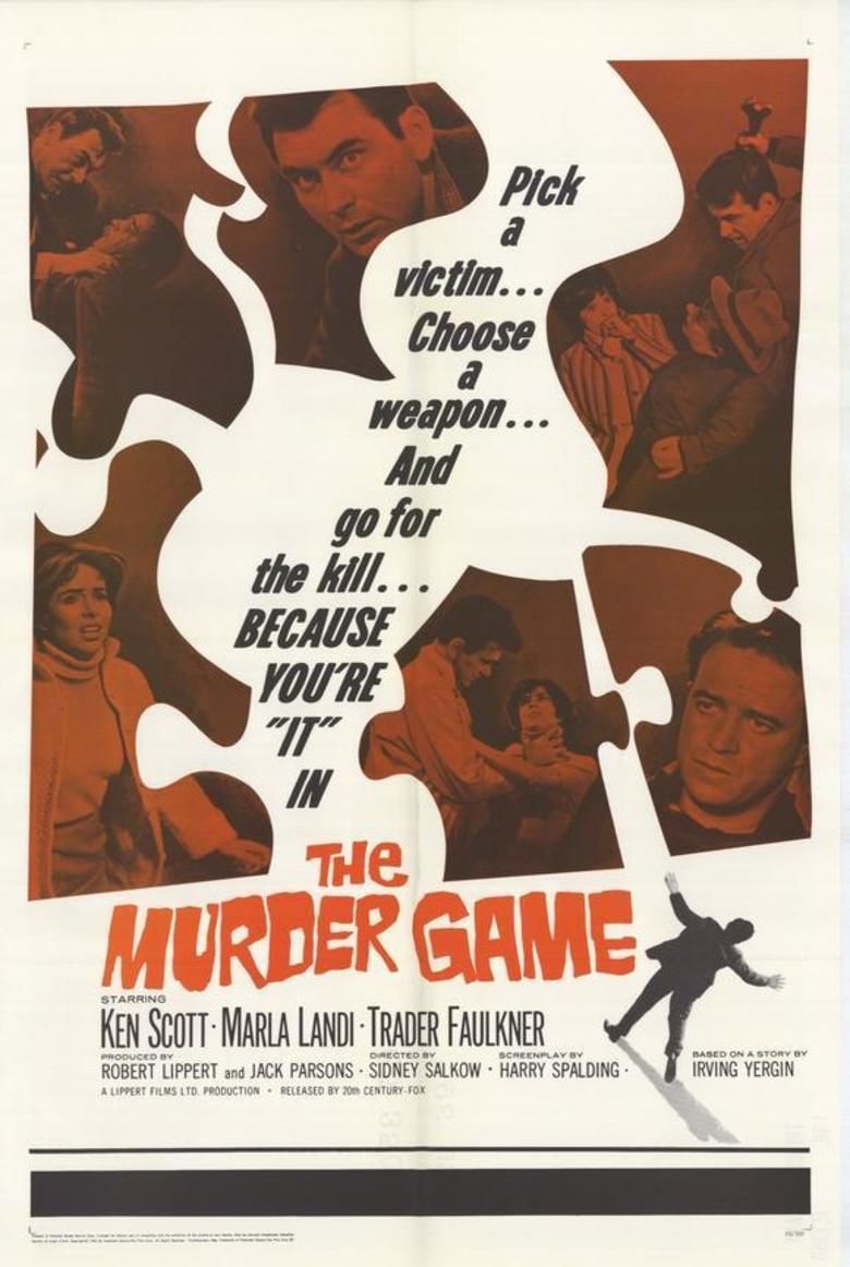The Murder Game (1965 film) movie poster