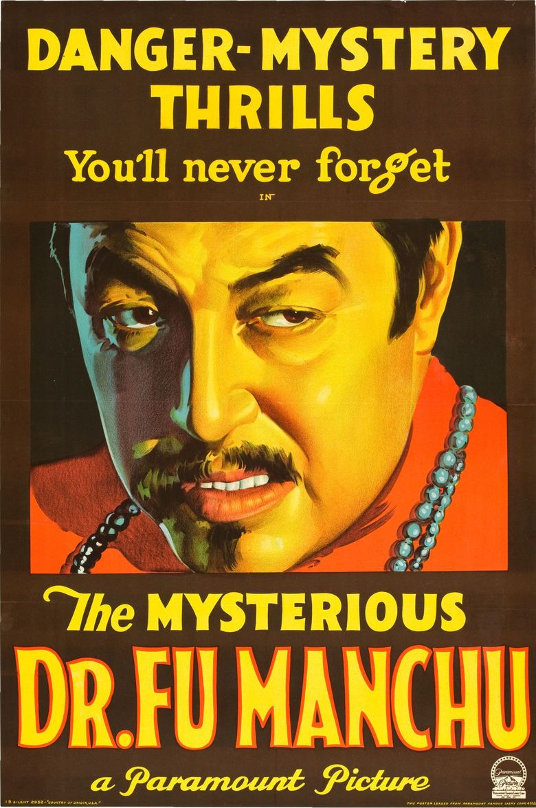 The Mysterious Dr Fu Manchu movie poster