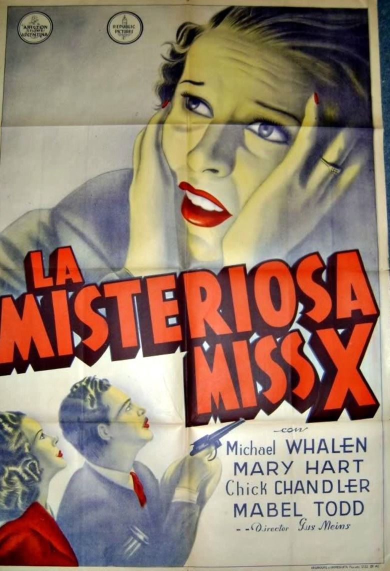 The Mysterious Miss X movie poster