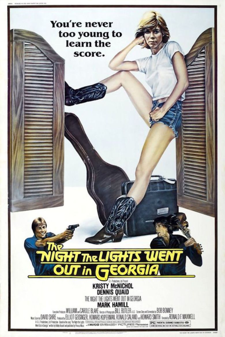 The Night the Lights Went Out in Georgia (film) movie poster