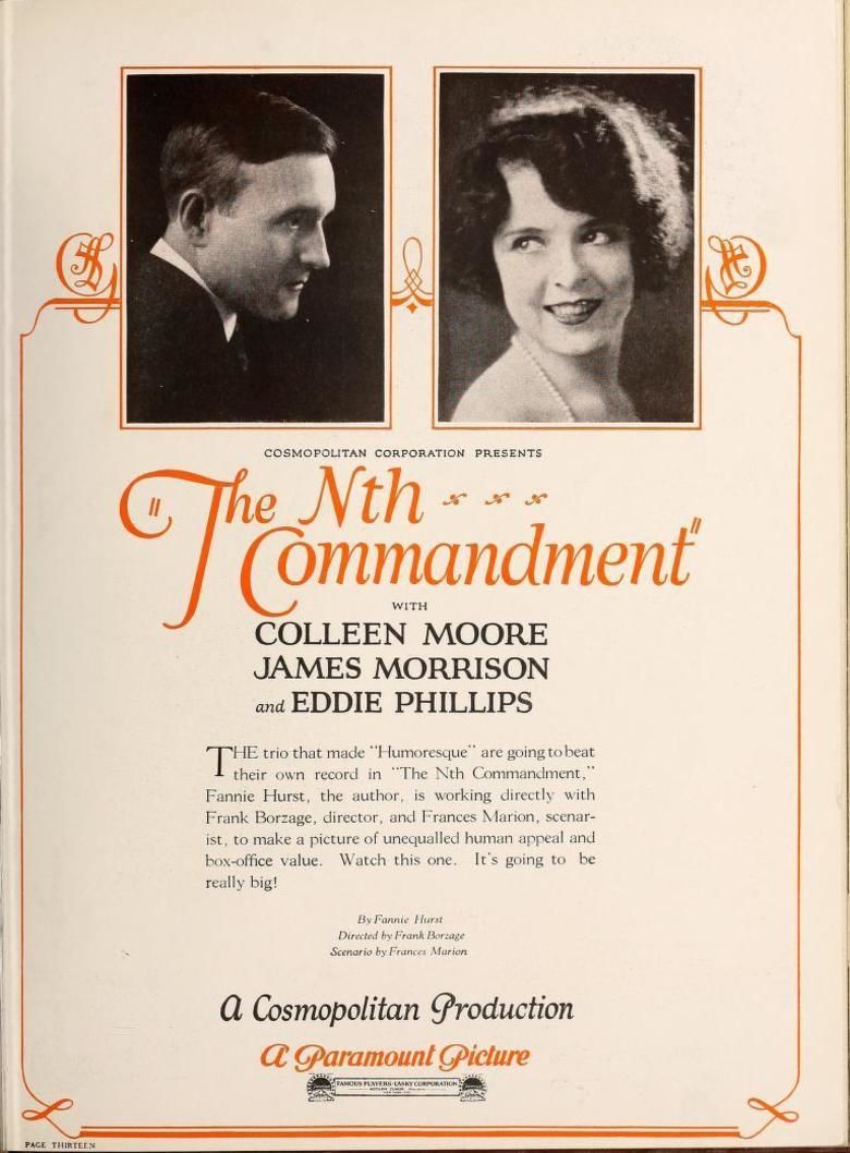 The Nth Commandment movie poster