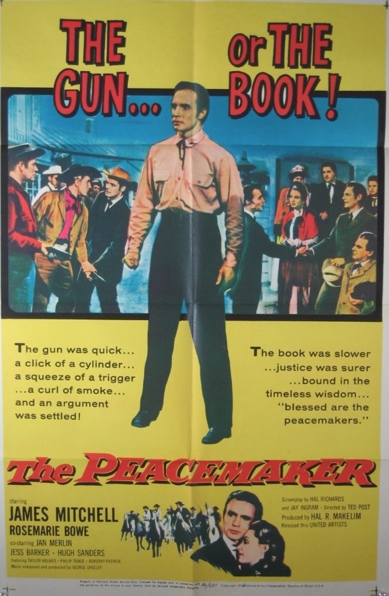The Peacemaker (1956 film) movie poster