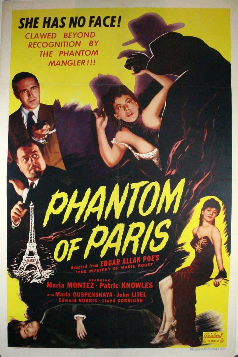 The Phantom of Paris movie poster