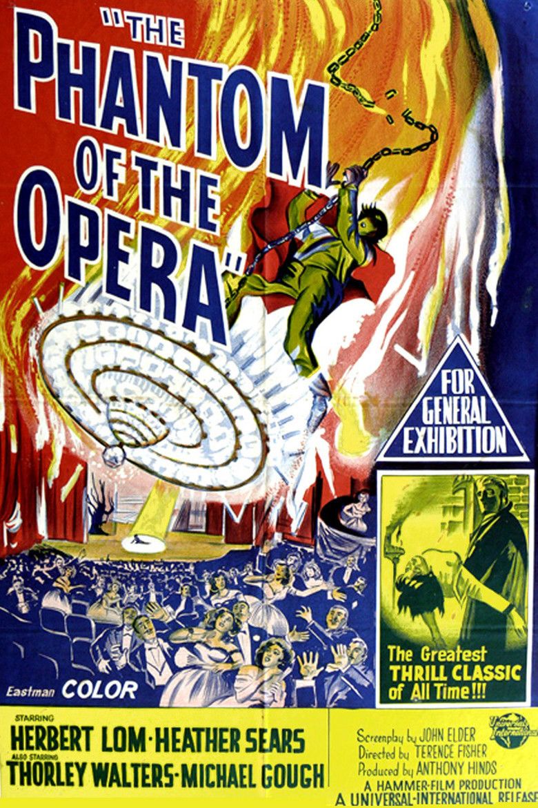 The Phantom of the Opera (1962 film) movie poster
