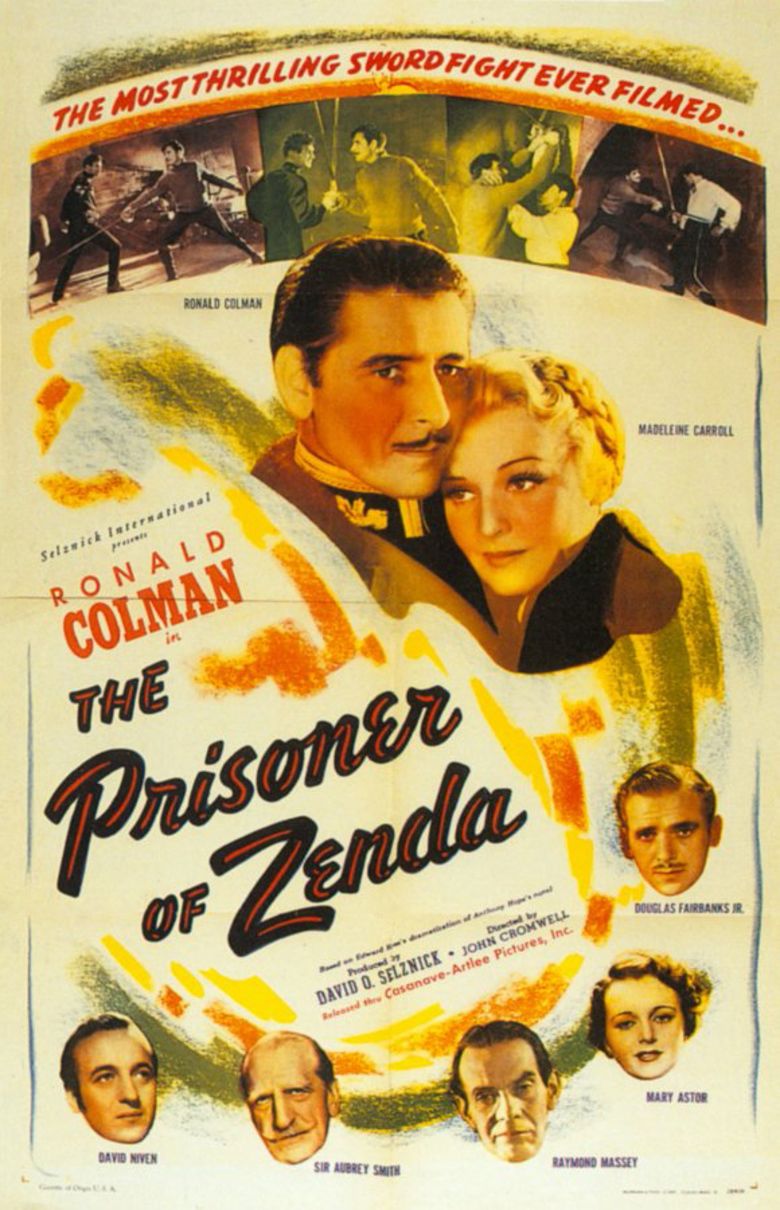 The Prisoner of Zenda (1937 film) movie poster
