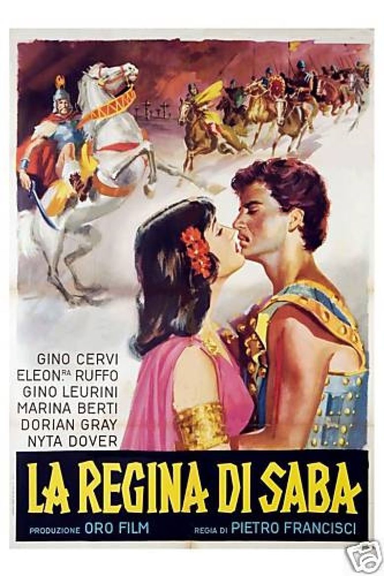 The Queen of Sheba (1952 film) movie poster