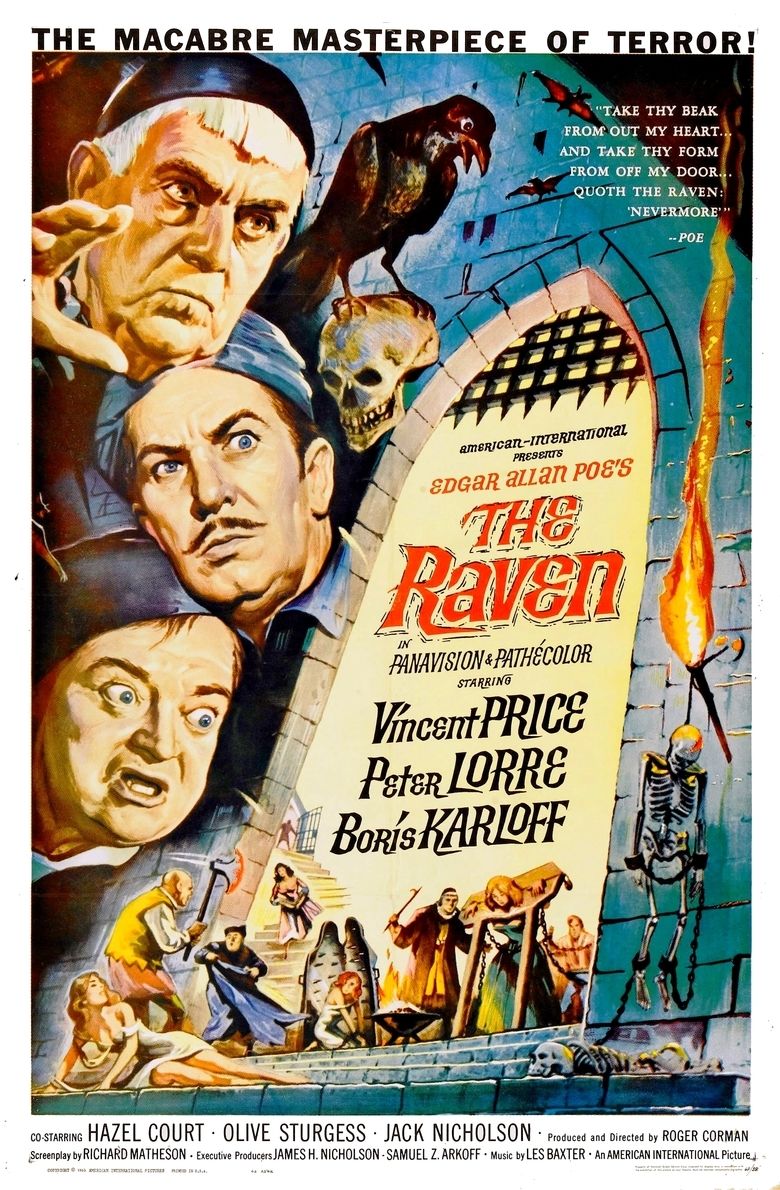 The Raven (1963 film) movie poster