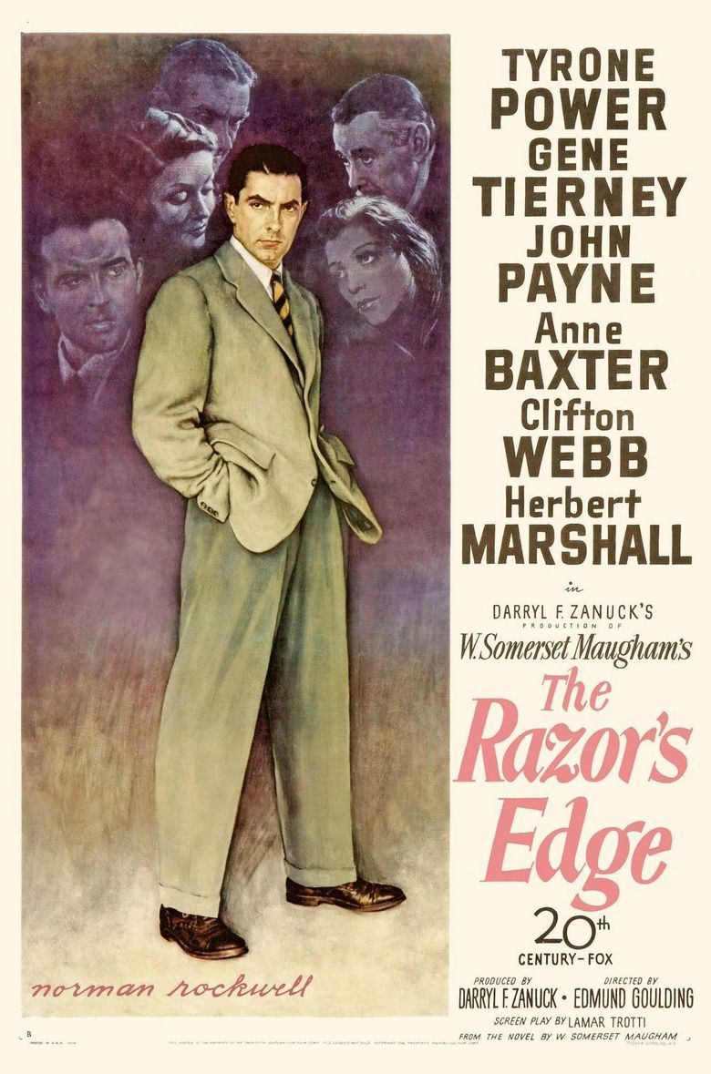 The Razors Edge (1946 film) movie poster