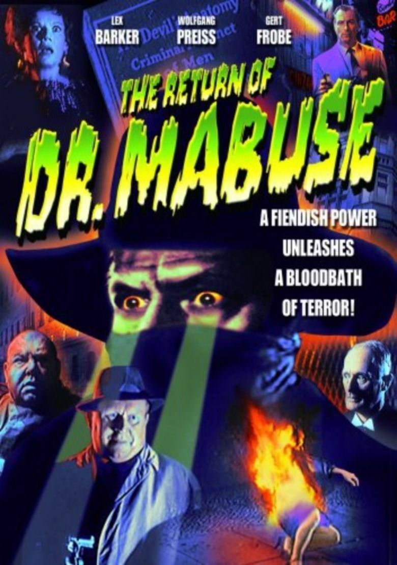 The Return of Doctor Mabuse movie poster