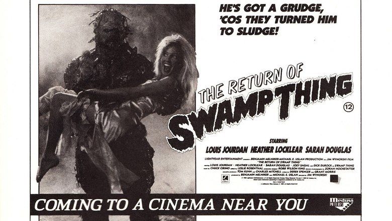 The Return of Swamp Thing movie scenes