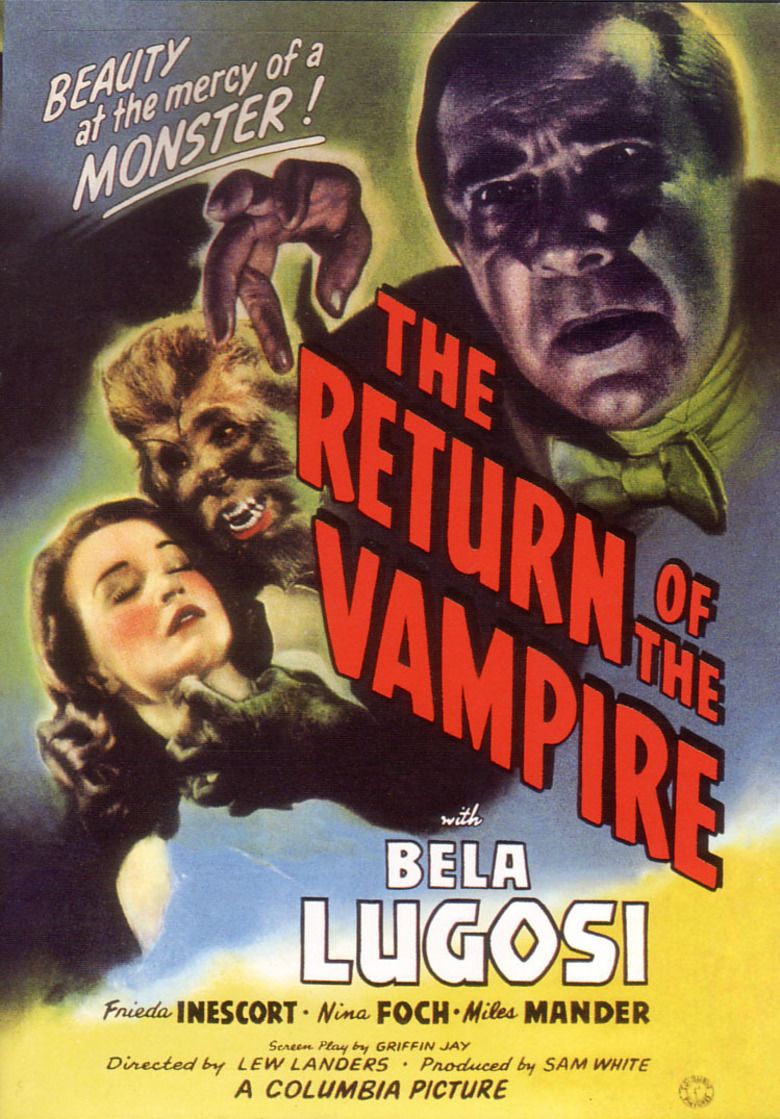 The Return of the Vampire movie poster