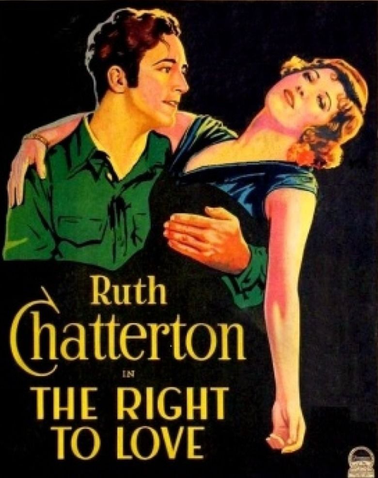 The Right to Love (1930 US film) movie poster