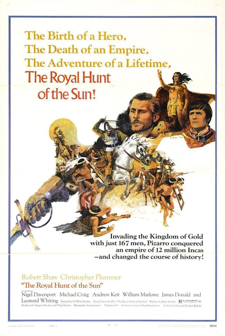 The Royal Hunt of the Sun (film) movie poster