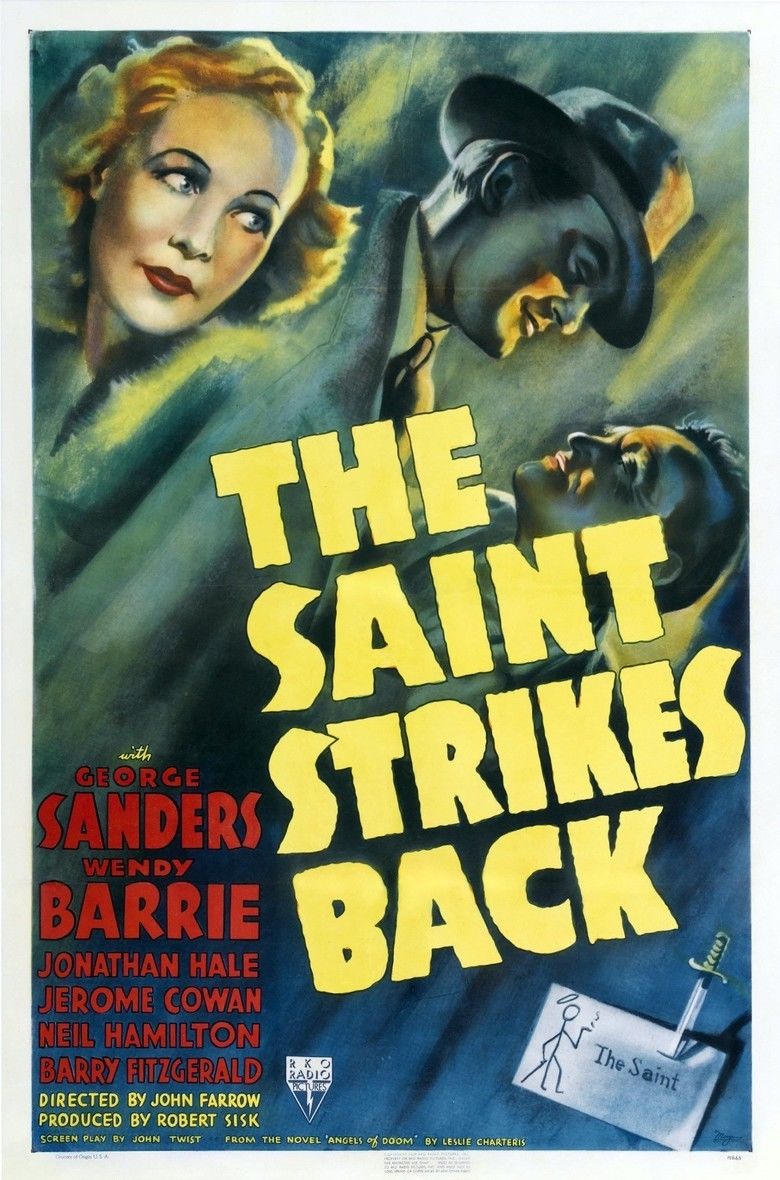 The Saint Strikes Back movie poster