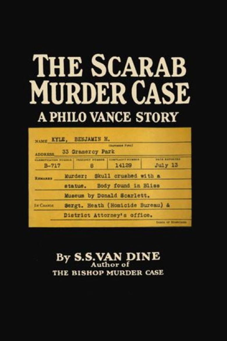 The Scarab Murder Case (film) movie poster