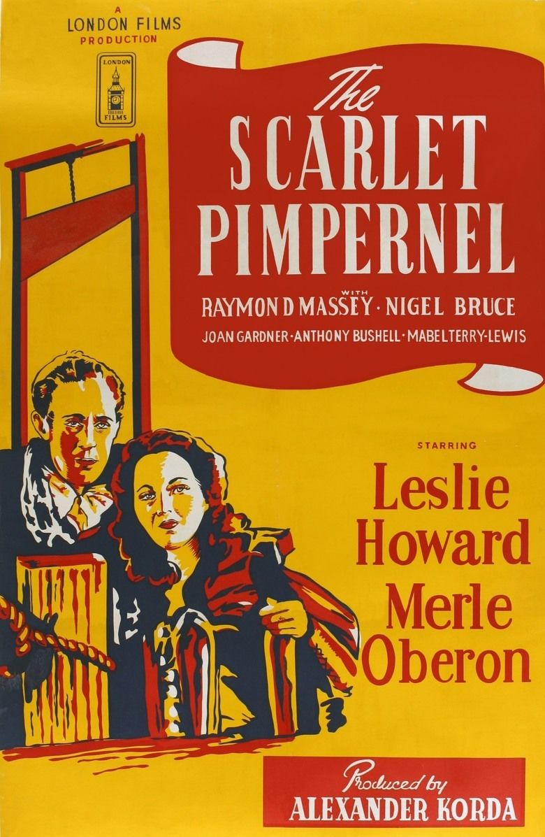 The Scarlet Pimpernel (1934 film) movie poster