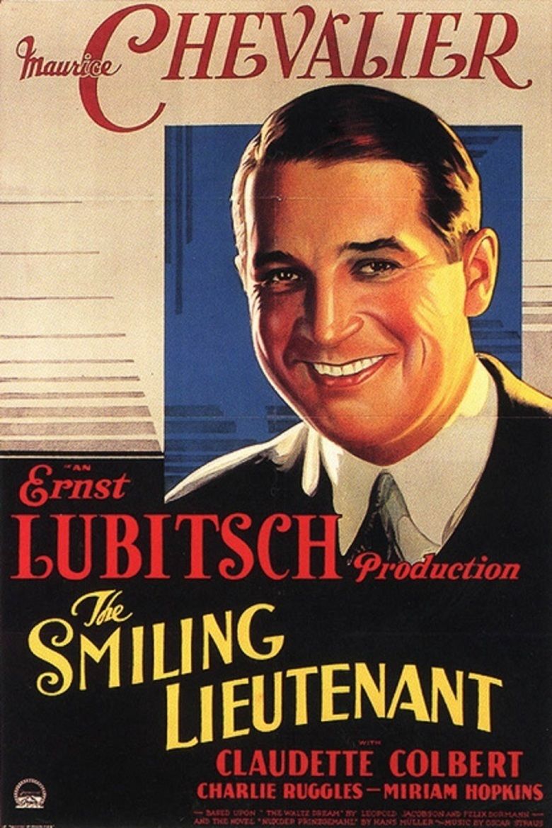 The Smiling Lieutenant movie poster