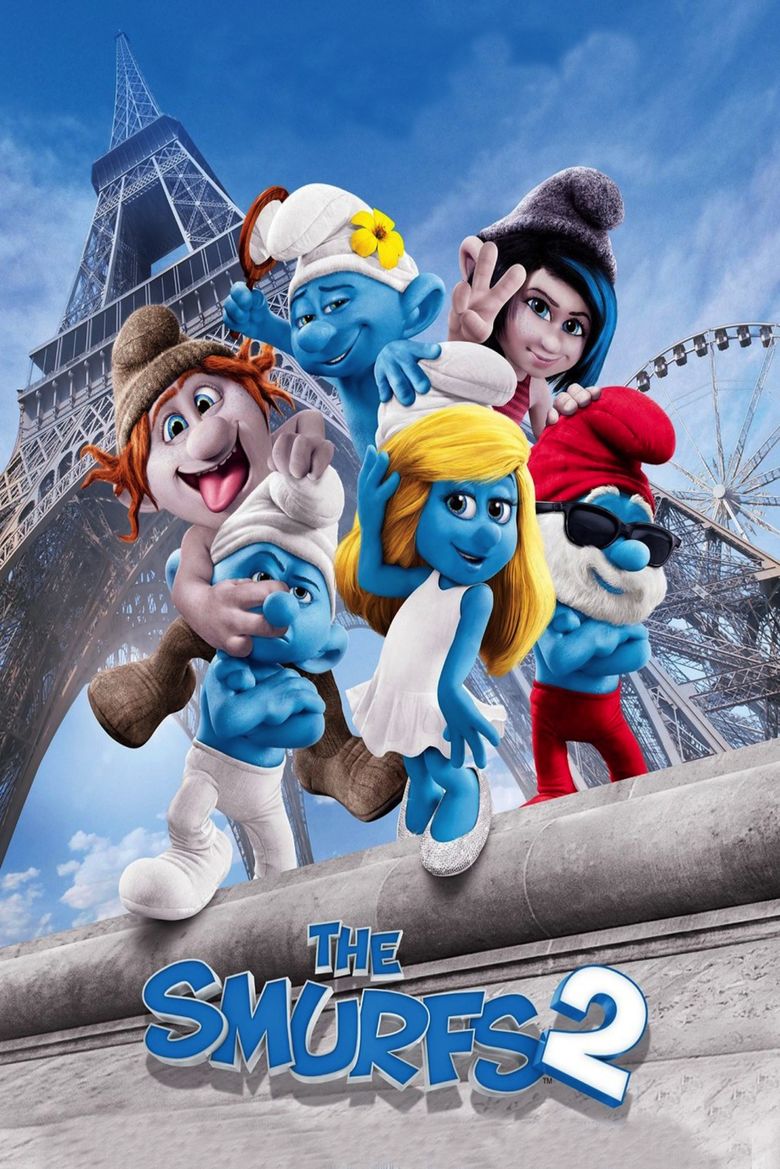 The Smurfs 2 movie poster