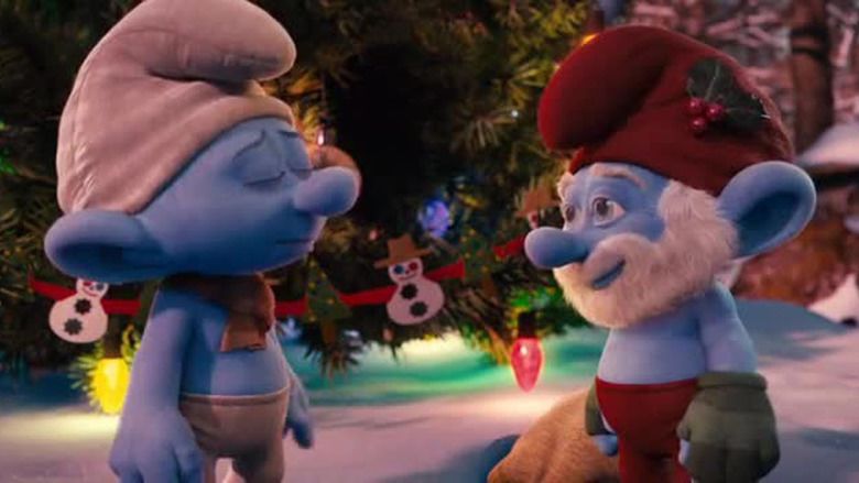 The Smurfs: A Christmas Carol movie scenes