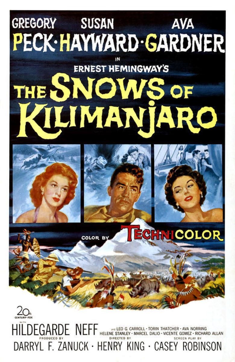 The Snows of Kilimanjaro (1952 film) movie poster