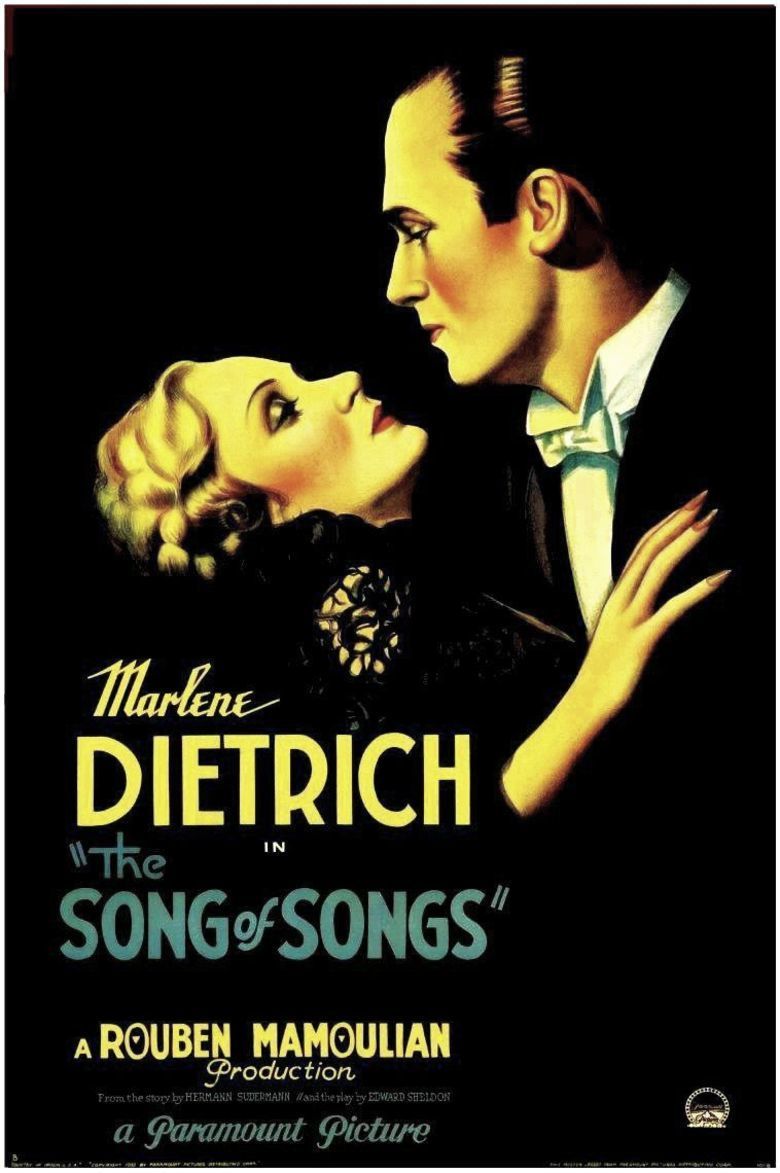 The Song of Songs (1933 film) movie poster