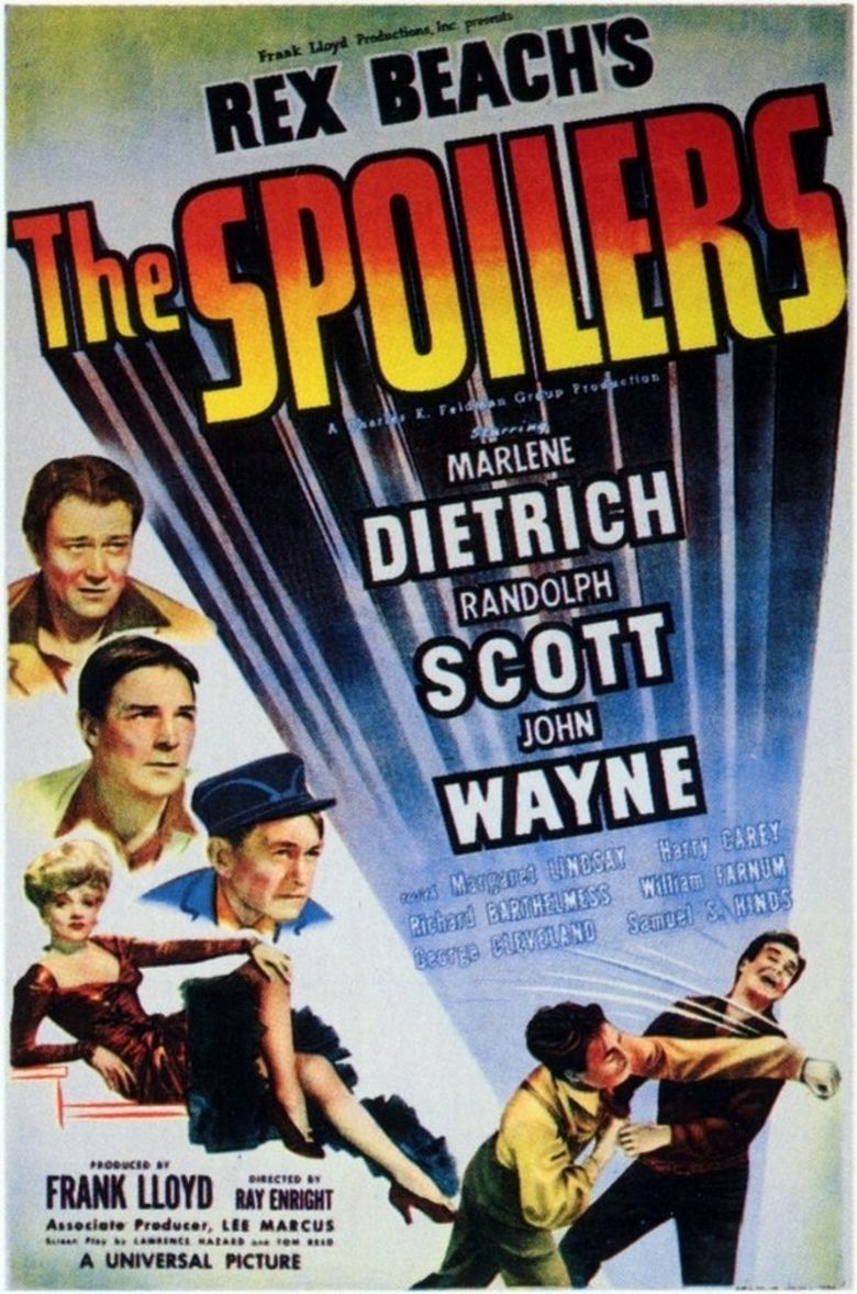 The Spoilers (1942 film) movie poster