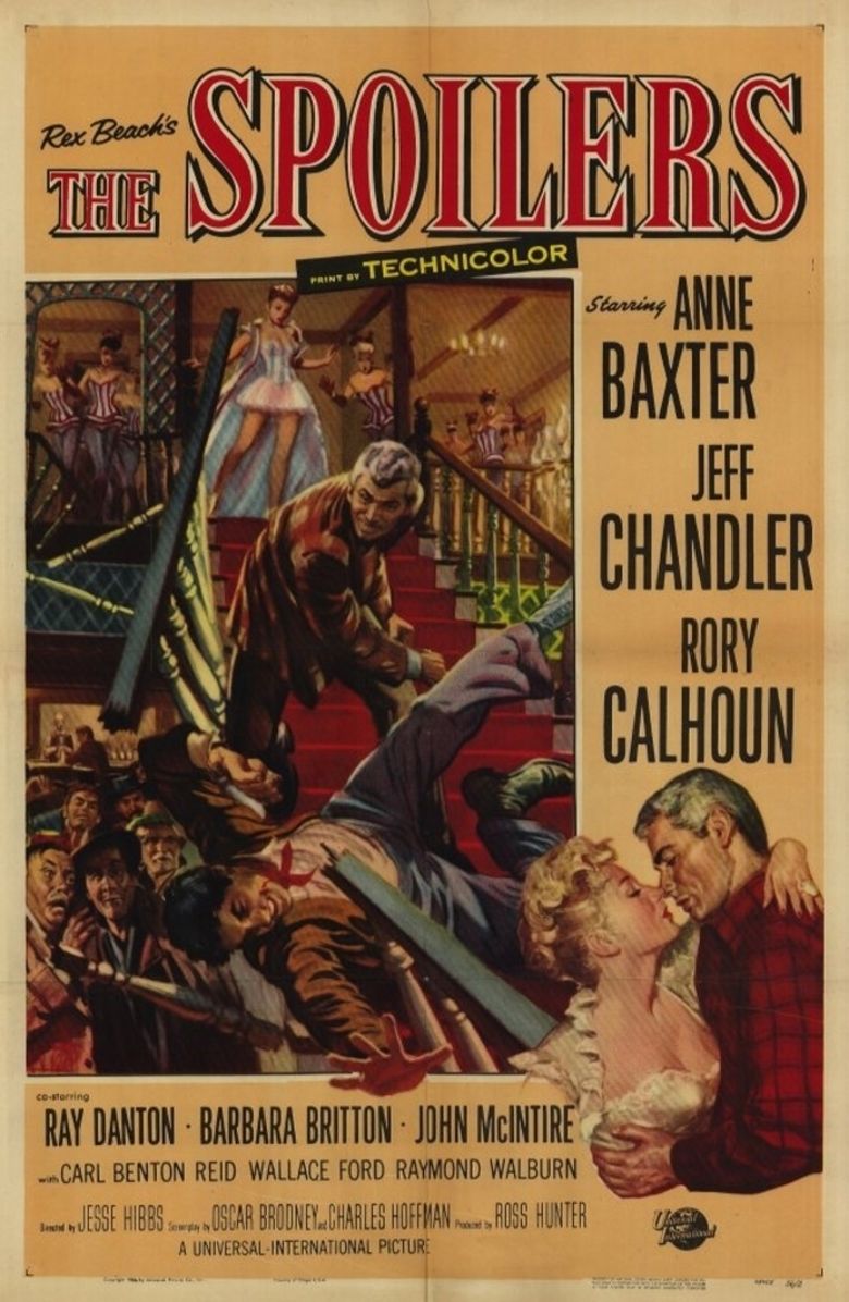 The Spoilers (1955 film) movie poster