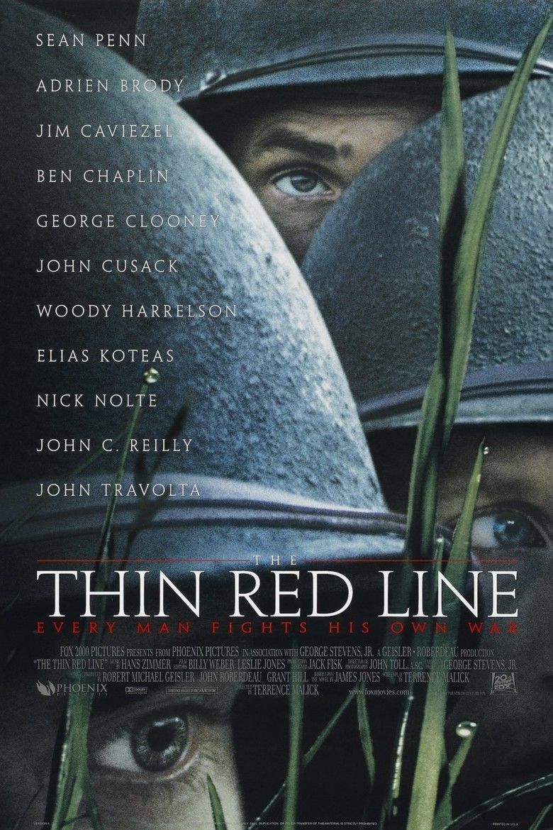 The Thin Red Line (1998 film) movie poster