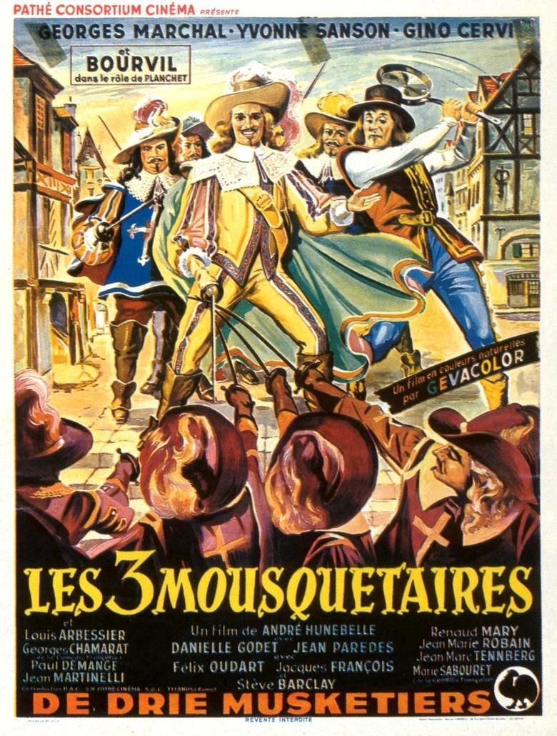 The Three Musketeers (1953 film) movie poster