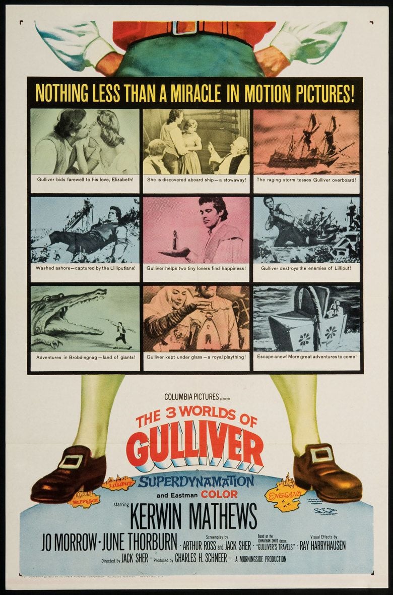 The Three Worlds of Gulliver movie poster