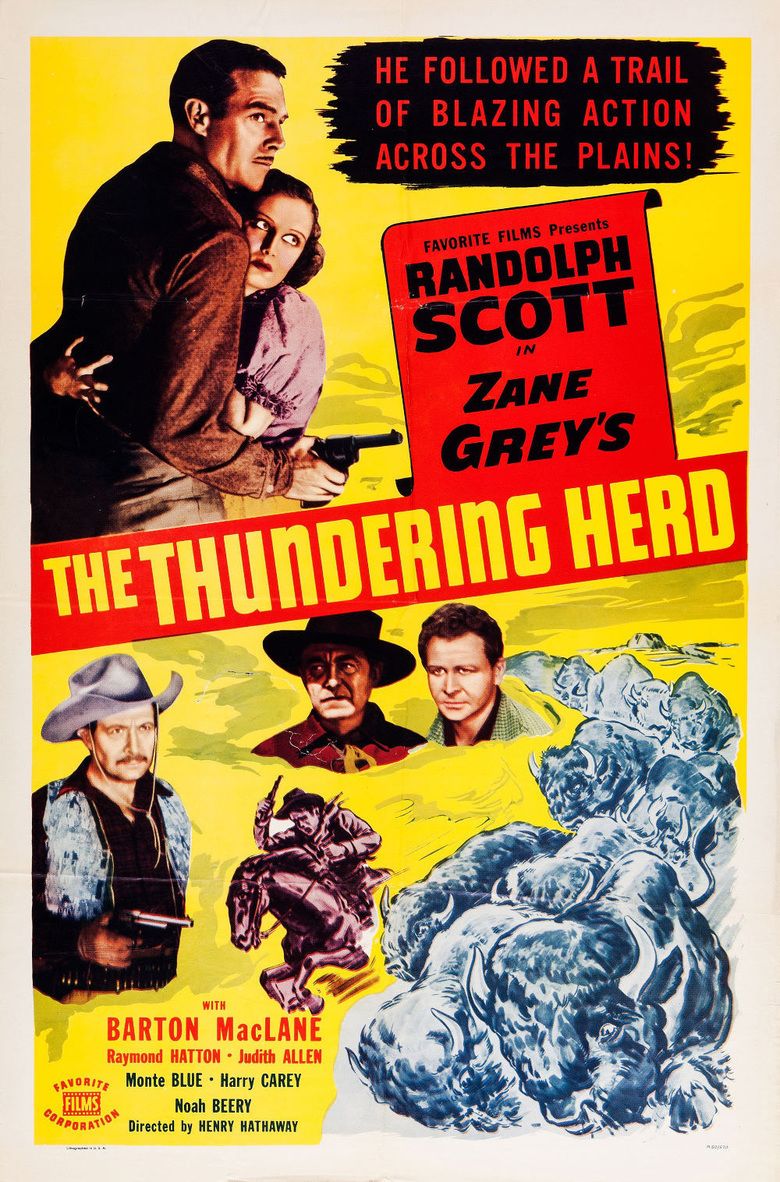 The Thundering Herd movie poster