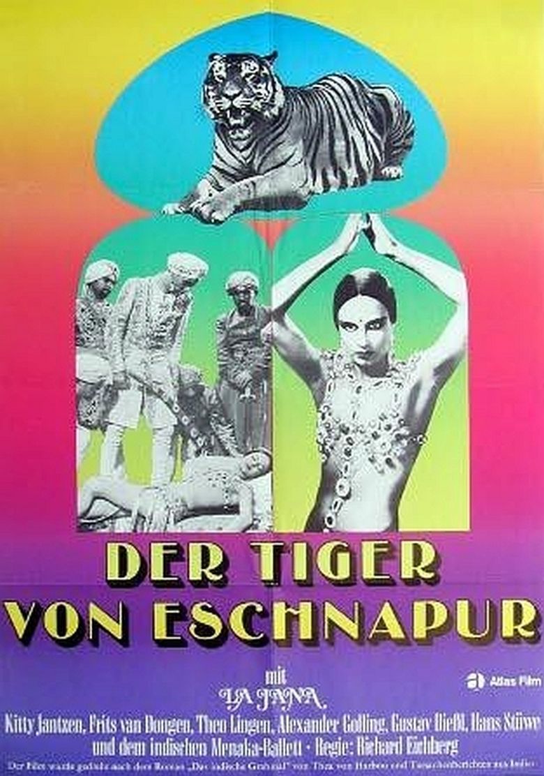 The Tiger of Eschnapur (1938 film) movie poster