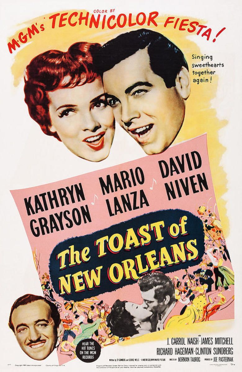 The Toast of New Orleans movie poster