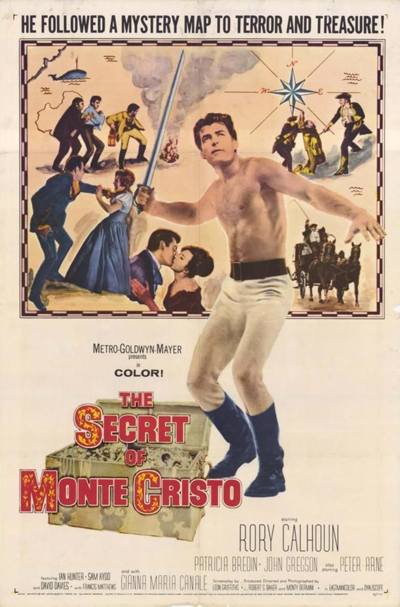 The Treasure of Monte Cristo movie poster