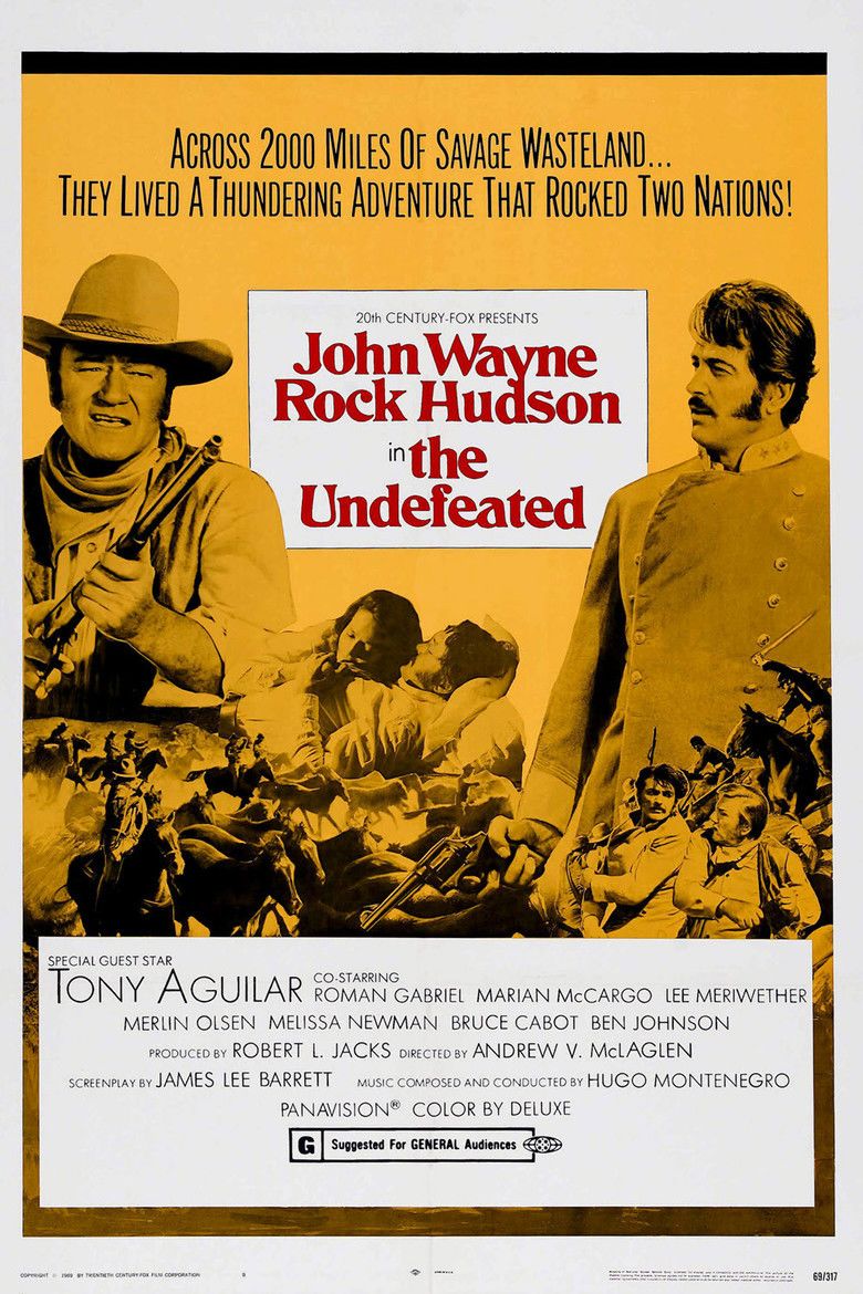 The Undefeated (1969 film) movie poster