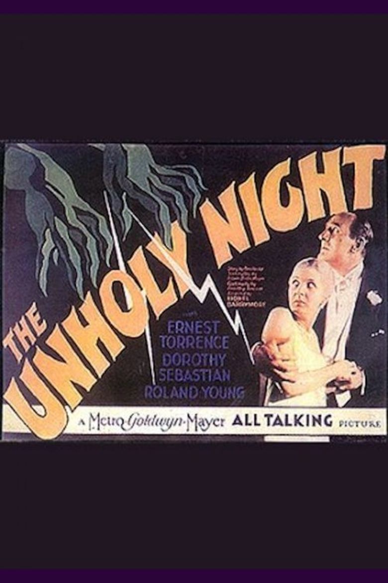 The Unholy Night movie poster
