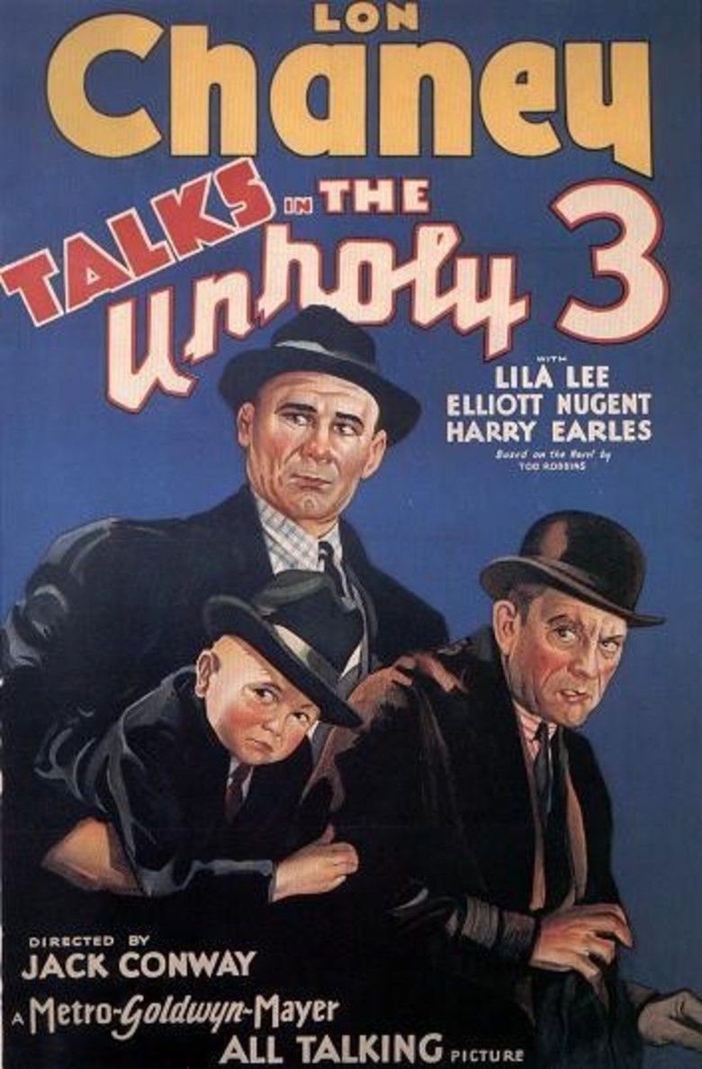 The Unholy Three (1930 film) movie poster