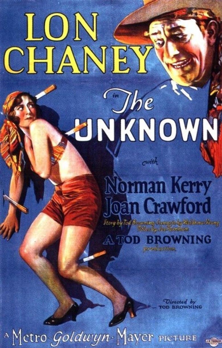 The Unknown (1927 film) movie poster