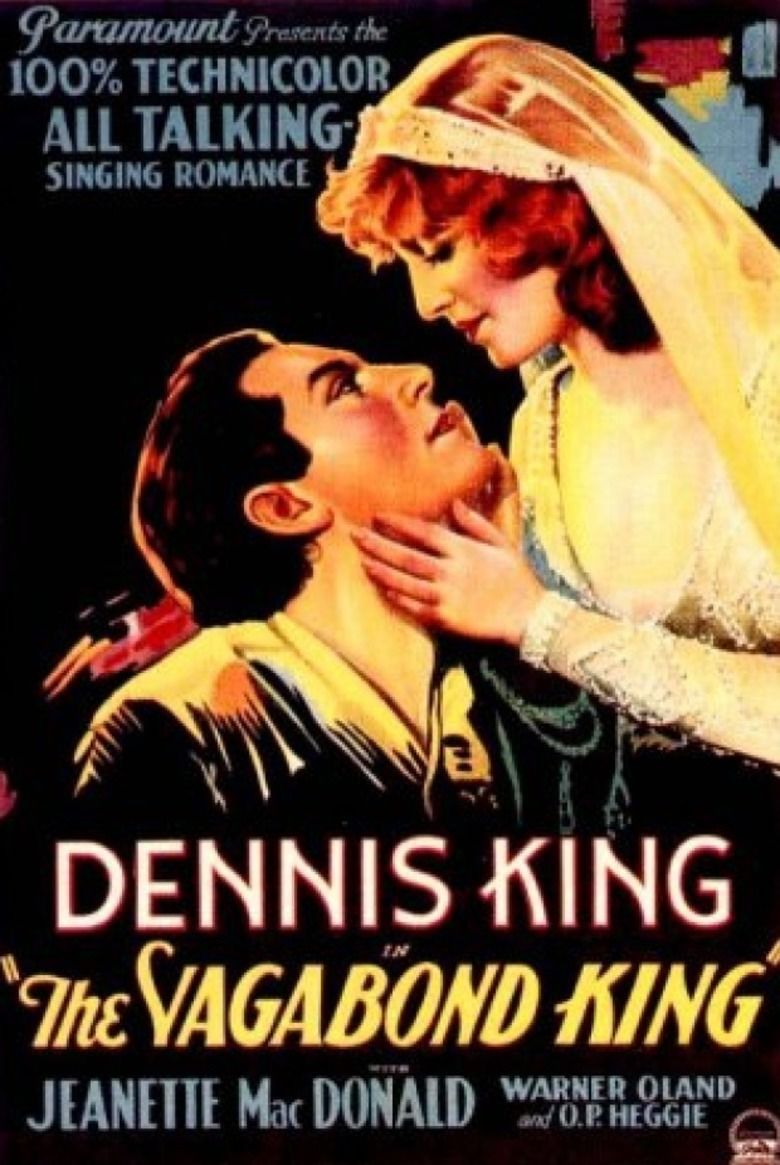 The Vagabond King (1930 film) movie poster