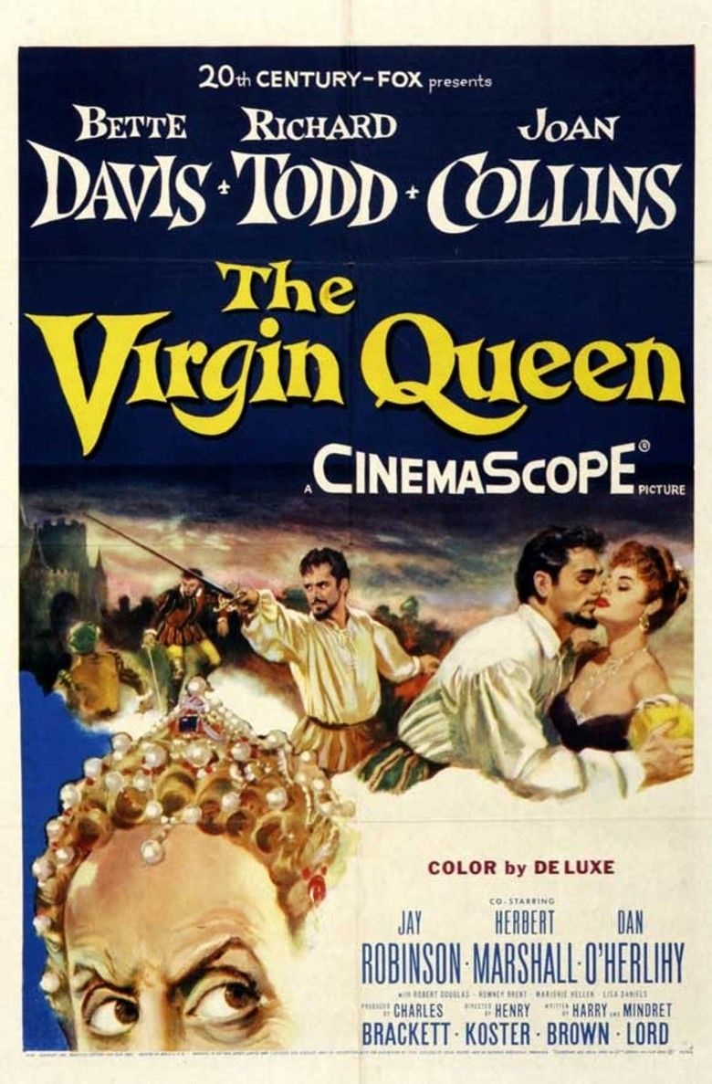 The Virgin Queen (1955 film) movie poster