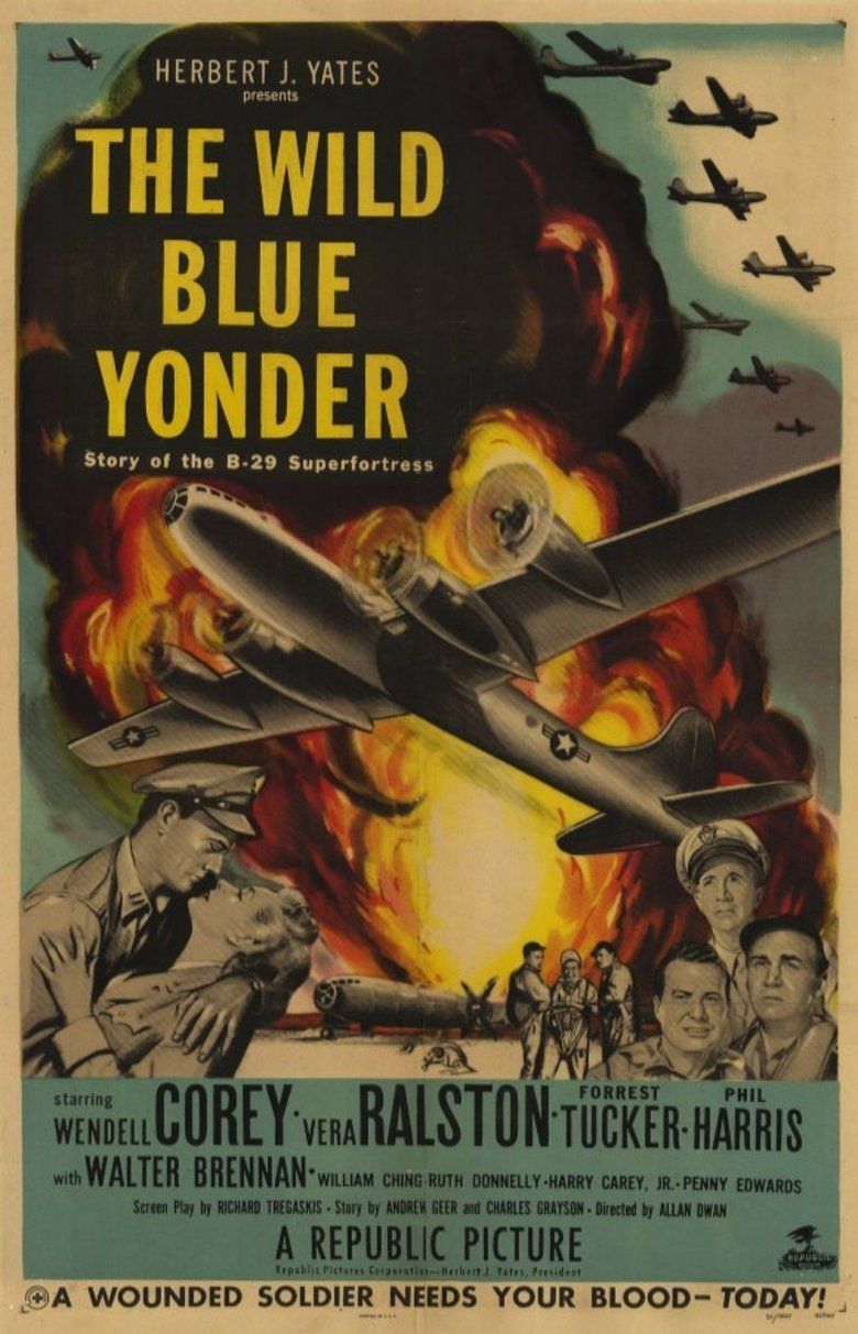 The Wild Blue Yonder (1951 film) movie poster