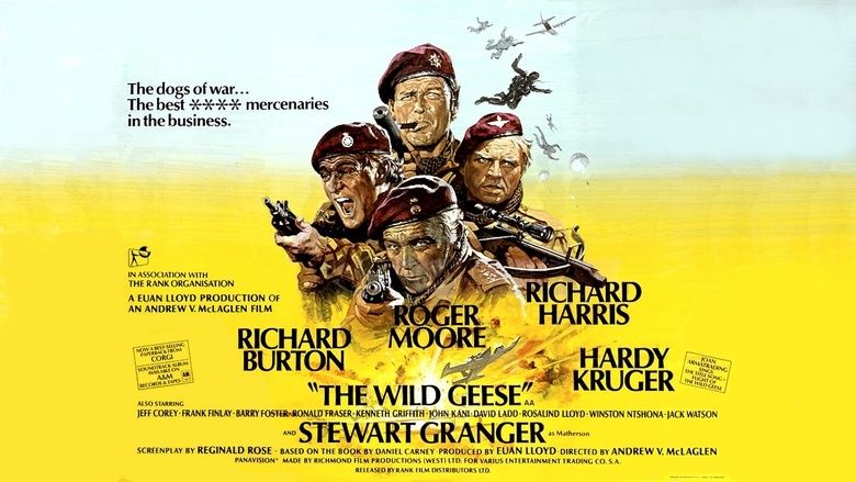 The Wild Geese movie scenes